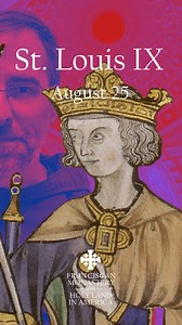 Today we remember St. Louis IX, King, member and patron of the Secular Franciscan Order for lay people who wants to live in according to the spirituality of Saint. Francis. | Franciscan Monastery