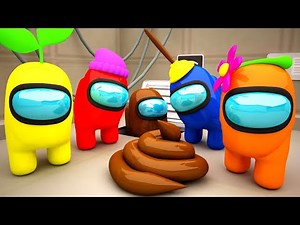 AMONG US POOP! / 2840 / IMPOSTOR POOPED EVERYWHERE! / THE FUNNIEST ANIMATIONS! / #game #memes #funny