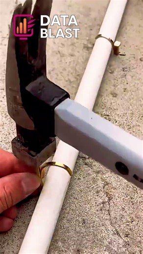 Pipe Holder Nail Trick! How This Ring Holds Pipes Tight #shorts