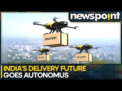 Smart City Innovation: Gurugram Sees First Fully Autonomous Drone Delivery System | NEWSPOINT