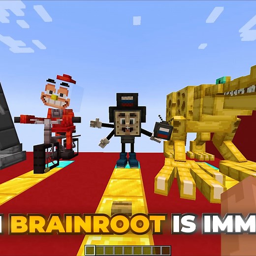 Which NEW BRAIN ROT is IMMORTAL?... #minecraft #brainrot #italianbrainrot | Happy Prince Gaming