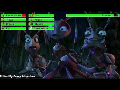 The Ant Bully (2006) Frog Attack with healthbars