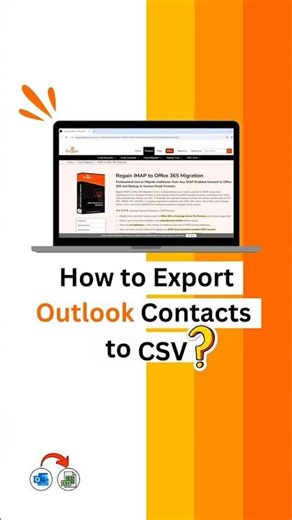How to Export Outlook Contacts to CSV? #shortvideo #outlook #microsoft365