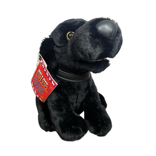Vtg Black Lab Puppy Dog Plush Sings My Girl 9" TL Toys Valentines Day - Etsy