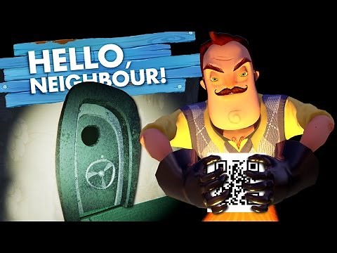 FULL QR CODE, SECRET BASEMENT DOOR and 4th FLOOR - Hello Neighbor Alpha 3 Gameplay