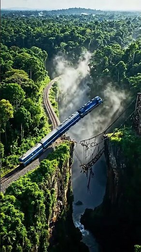 Kereta Api Terbang di Gunung #train #keretaapiindonesi #automobile