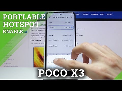 How to Activate Portable Hotspot in POCO X3 – Network Access Point