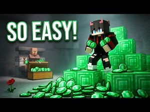 🟢 Fast & Easy EMERALD Farm in Minecraft | Unlimited Emeralds! #minecraft