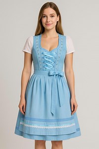 Red Floral Dirndl Dress: Bavarian Oktoberfest Costume With White Blouse - Etsy