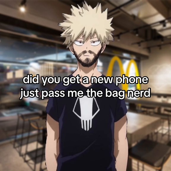 greatest hero to greatest cashier #deku #mha #fastfood #izukumidoriya #bakugou #funny #anime #weeb #fyp