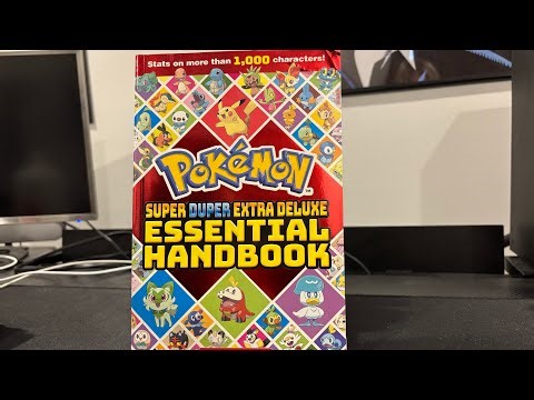 Whispered ASMR | Pokemon Handbook Flip Through | Reading & Exploring Rare Pokemon 😴