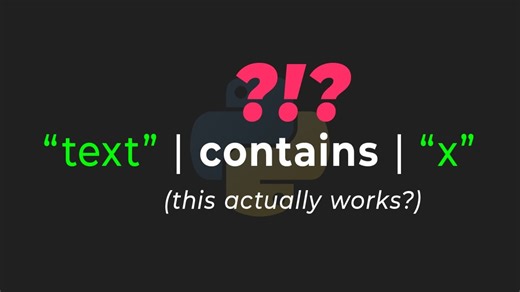 Python 还能自定义运算符？用这招实现 infix 操作符，代码酷毙了！