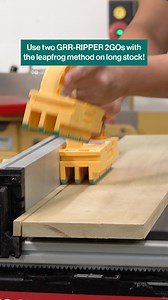1.2K views | Rip it right—no stopping, no burning.  Use two GRR-RIPPER 2GO™ to feed long stock smoothly and consistently, leaving your cuts clean and ready to go. 漢✨ Say goodbye to blade marks, burning, and extra sanding! Order your GRR-RIPPER 2GOs: https://www.microjig.com/products/grr-ripper2-go?sca_ref=7546546.S3tELOxVqX | Microjig | Facebook