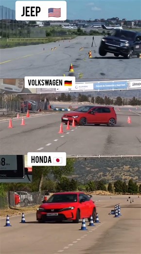 Stibility test Jeep, Honda, or VW: Who Fails the Balance Test? 🛑⚖️