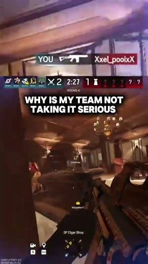Why is my team not taking serious #rainbowsixsiege #R6s #siege