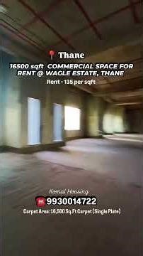 Commercial Space for Rent at Thane wagle Estate ☎️9930014722 #commercial #forrent #industrialspace