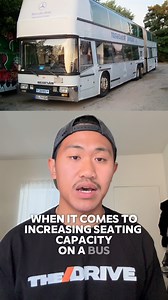 It was powered by a Mercedes-Benz-sourced 19.1-liter turbodiesel V12, sat over 100 passengers, and had a cool name. This might be the best bus of all time. See more: https://www.thedrive.com/news/the-neoplan-jumbocruiser-was-a-double-decker-slinky-bus-for-over-100-passengers | The Drive