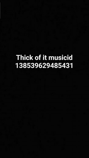 thick of it musicid 2025 #boombox #roblox #musicid