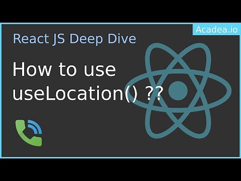 Ep20 - URL info in React Router with useLocation
