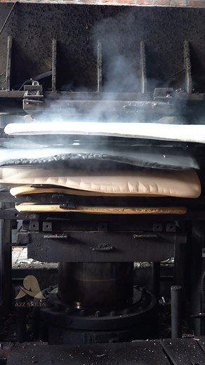 30K views · 228 reactions | Tough and precise ⚙️ — see how heavy-duty rubber sheets are made step by step in the factory! #USAManufacturing #MadeInUSA #NewJerseyManufacturing #ManufacturingProcess #IndustrialWork #FactoryLife #EngineeringUSA #MetalWork #HowItsMade #IndustryInnovation #SmartFactory #ManufacturingNJ #AutoPartsManufacturing #ProductionLine #A2ZSKILLS | A2Z Skills | Facebook