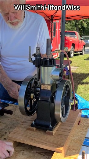 Harold Starting his Stunning scale Model Eclipse Engine
