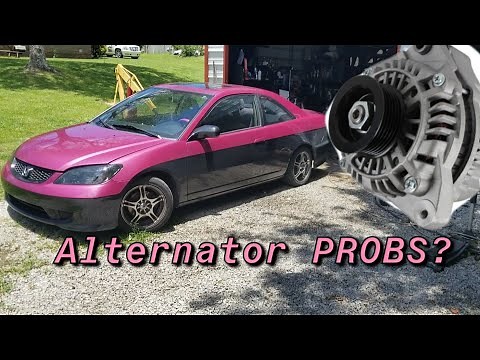 2001 - 2005 Honda Civic Alternator Replacement