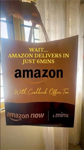 Amazon now is entering the era of instant delivery🚚 #amazon #amazonnow #amazonprime #amazondelivery