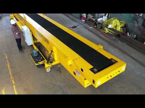 Telescopic Conveyor with Hydraulic Height Adjustment