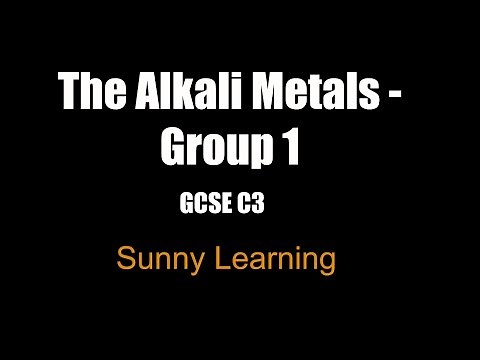 Group 1 Alkali Metals - GCSE Chemistry