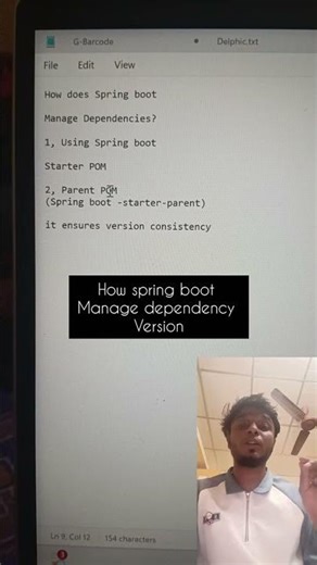 Advanced Java Interview Questions | How Spring Boot Manages Dependencies? #25lpa #jobs#interview#dsa