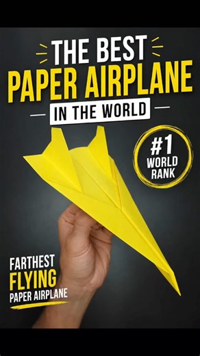 The Best Paper Airplane in the World ✈️🏆