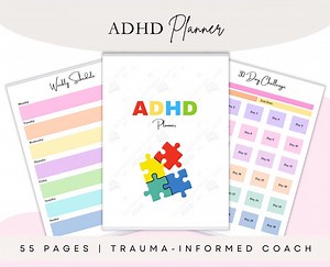 ADHD Kids Planner: Printable Focus, Routine & Chore Charts (digital Download) - Etsy
