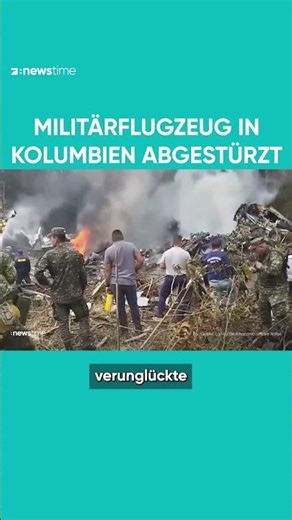 66 dead: Military plane crashes in Colombia