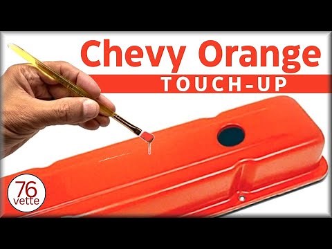 Touch-Up Your CHEVY ORANGE Engine