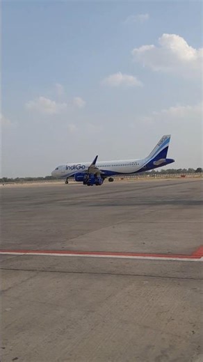 Aircraft ready to take off for Mumbai #aviation #shorts #shortsvideo #aircraft #a320 #indigo