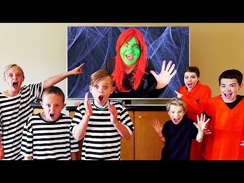 The Babysitter is Back! Kids Fun TV Solving Puzzles to Get Out!