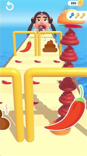 stack burger run gameplay // l game channel // android & ios gameplay#mobilegame #shorts