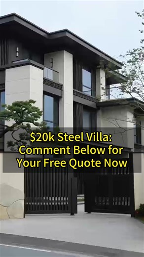 Affordable Steel Structure Villas for Modern Living