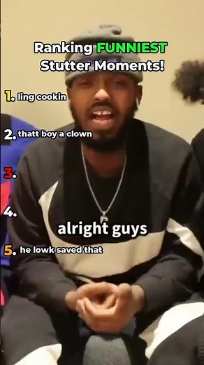 Ranking the Funniest Stuttering Moments! (Can’t Stop Laughing 😂💀) | #shorts