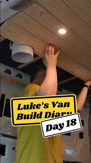 Let's Install My Van's Wooden Ceiling!