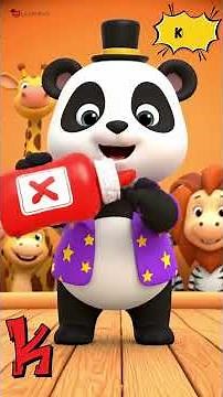 A to Z Animal Alphabet Song 🎨 Paint Reveal Animals with Panda Host | Learn Colors & Letters for Kids