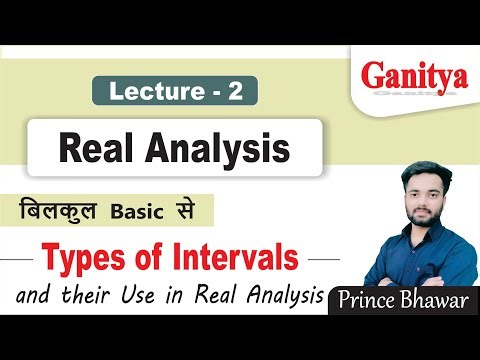 Types of Intervals and Their Properties in Real Analysis | Open, Closed, and Half-Open Intervals
