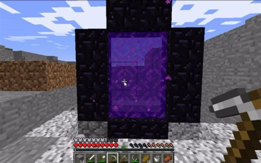 《我的世界》下界传送门制作教程，攻略详解