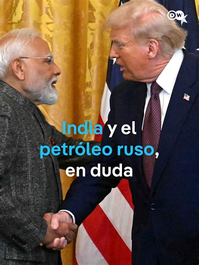 Trump dice que India renunciará al petróleo ruso y comprará el de Estados Unidos y el venezolano El presidente estadounidense asegura haber cerrado un acuerdo clave con la India. Pero el primer ministro de ese país, Narendra Modi, si bien agradeció el trato, evitó corroborar el supuesto compromiso de dejar de comprar crudo ruso. El movimiento tendría gran impacto en la guerra en Ucrania, donde los ingresos energéticos son vitales para Moscú.