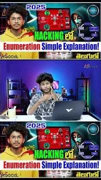 🚀 Enumeration Step in Hacking | Complete Explanation in Telugu |ASocial