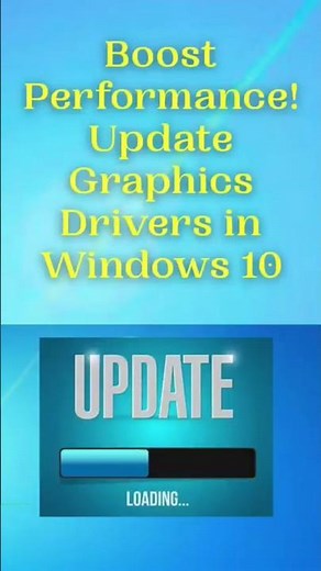 Speed Up Your PC! Update GPU Drivers in Windows 10 (Easy Guide)