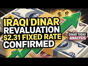 Iraqi Dinar Revaluation $2.31 Fixed Rate Confirmed (Dinar Today Analysis)