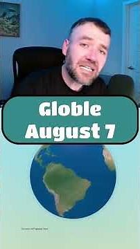 Globle - August 7 #dailygame #gameplay #globle #geography
