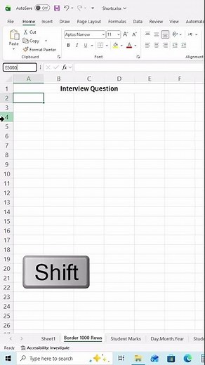 This Excel trick saves hours of work #excelinterviewquestions