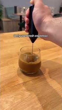 This is How i make a Freddo Espresso !#cappucino #barista #coffee #relaxing #latteart